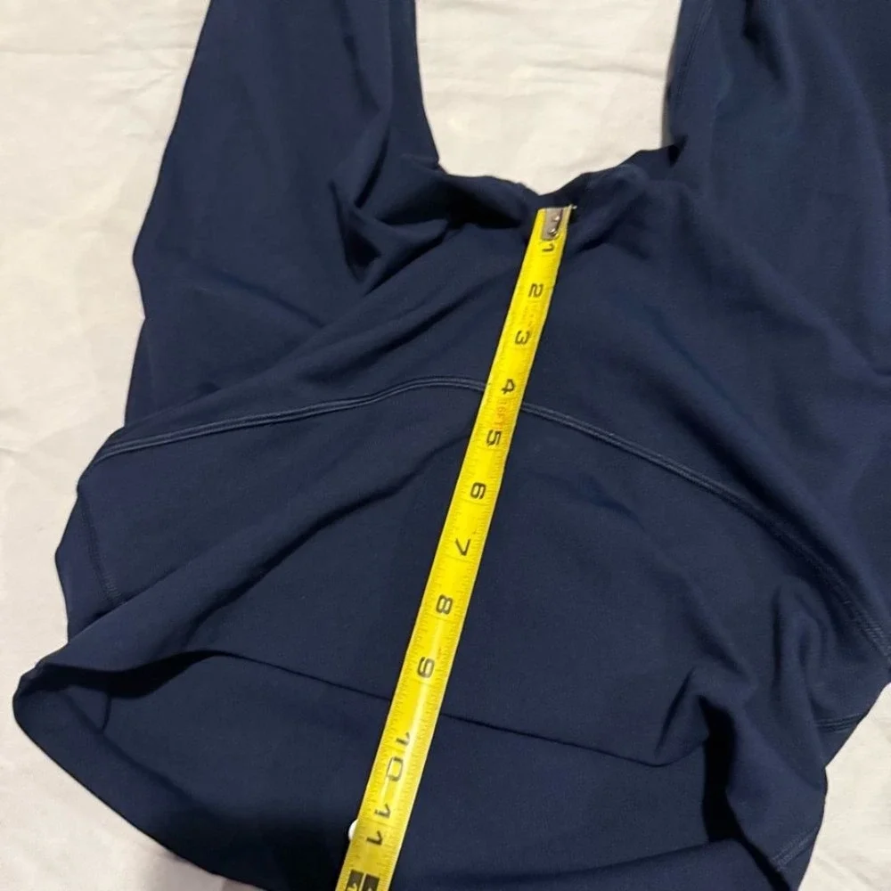 Lululemon‎ X Barry's Black Scalloped Ankle Mesh Insert Leggings